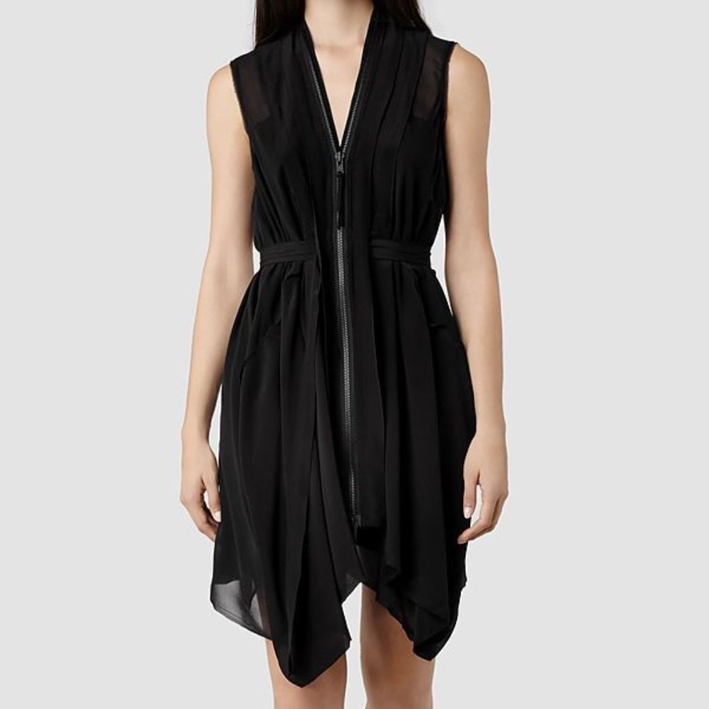 All Saints black Lewis dress